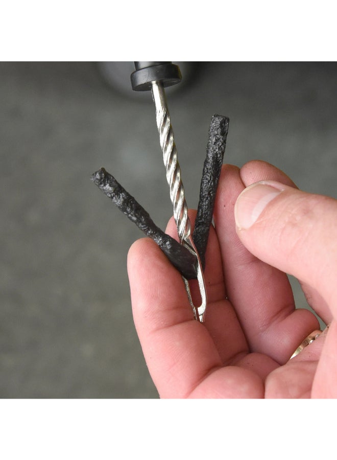 Slime 8-Piece Ergonomic T-Handle Tire Plug Kit Black and Silver 2.4 x 23.2 x 14 cm ‎1034-A - Image 5