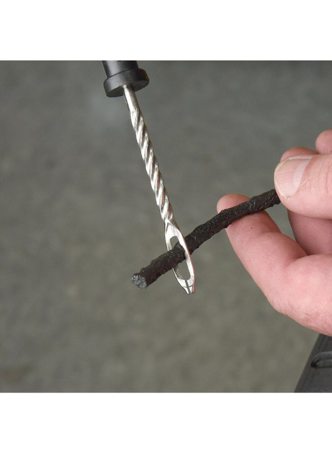 Slime 8-Piece Ergonomic T-Handle Tire Plug Kit Black and Silver 2.4 x 23.2 x 14 cm ‎1034-A - Image 4