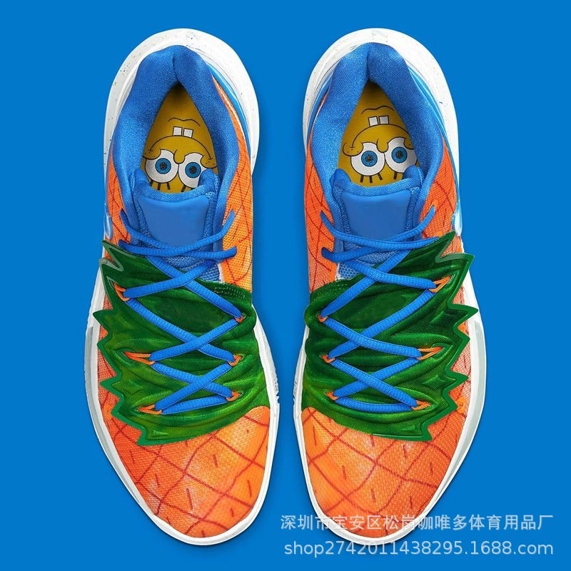 Owen 5 Sponge Baby Paida Star Basketball Shoes Men And Women S2 Mandarin Duck Air Cushion Combat Sneakers Octopus Pineapple House - Image 1