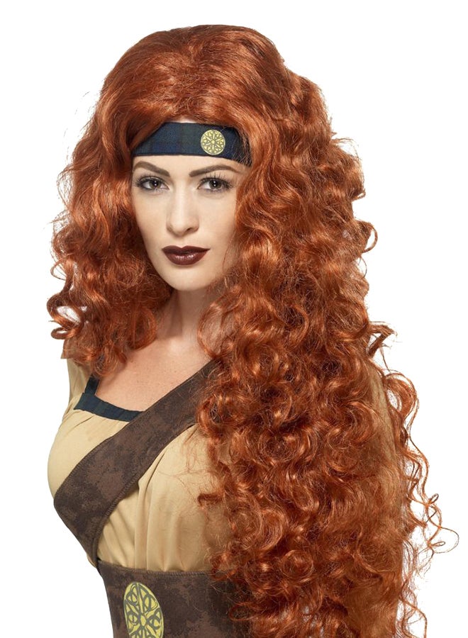 سميفيز شعر مستعار بنمط ملكة المحارب في العصور الوسطى Long - Image 2