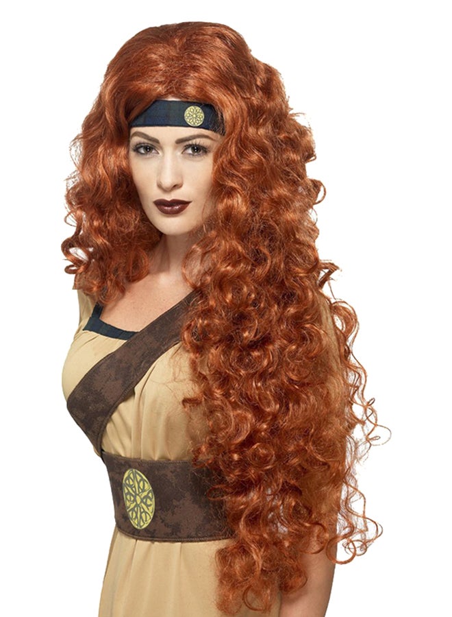 سميفيز شعر مستعار بنمط ملكة المحارب في العصور الوسطى Long - Image 1