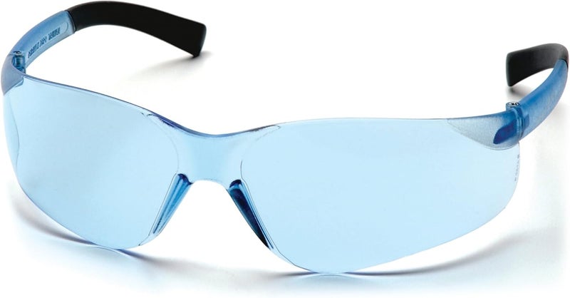 Pyramex Safety Mini Ztek Eyewear with Infinity Blue Lens and Frame - Image 1