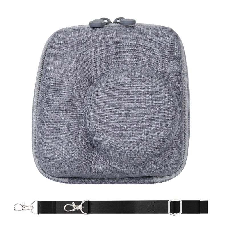 Aenllosi Hard Carrying Case Replacement For Fujifilm Instax Mini 12/11 Instant Camera,Protective Case Compatible With Instax Camera Mini 12/11(Clay White) - Image 1