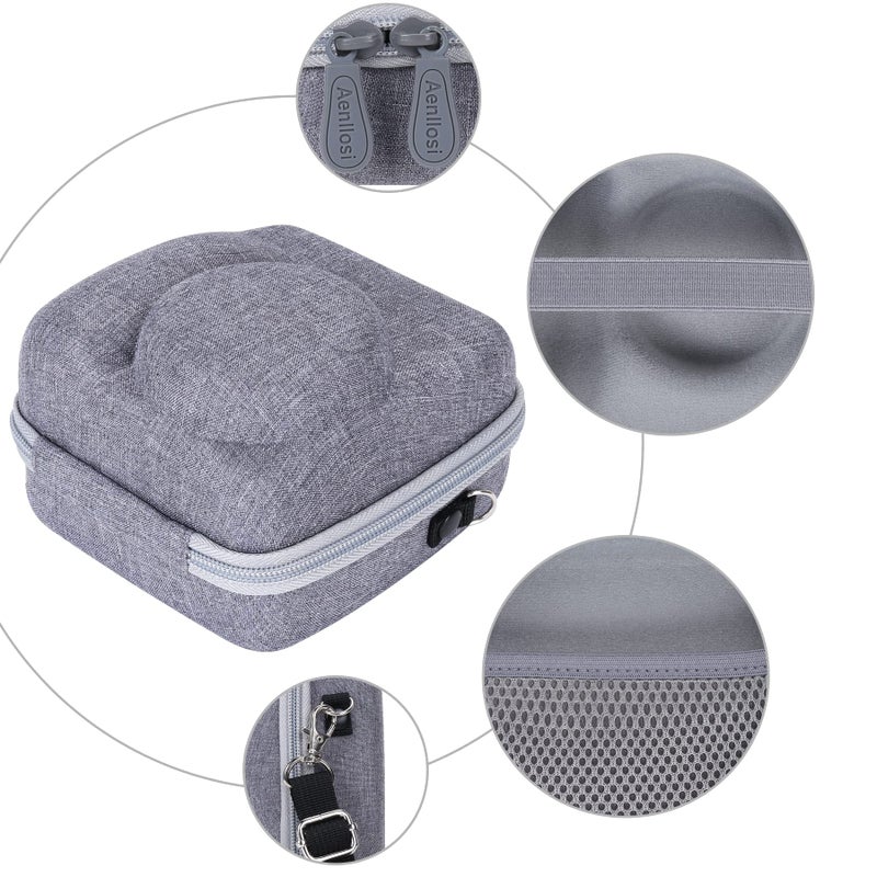 Aenllosi Hard Carrying Case Replacement For Fujifilm Instax Mini 12/11 Instant Camera,Protective Case Compatible With Instax Camera Mini 12/11(Clay White) - Image 2