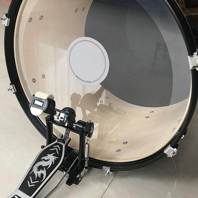 2pcs Single/Double Pedal Drum Patches Skin Replacement Self-Adhesive Drumhead Patchs Protector for Kick Bass Durm Parts - Image 4