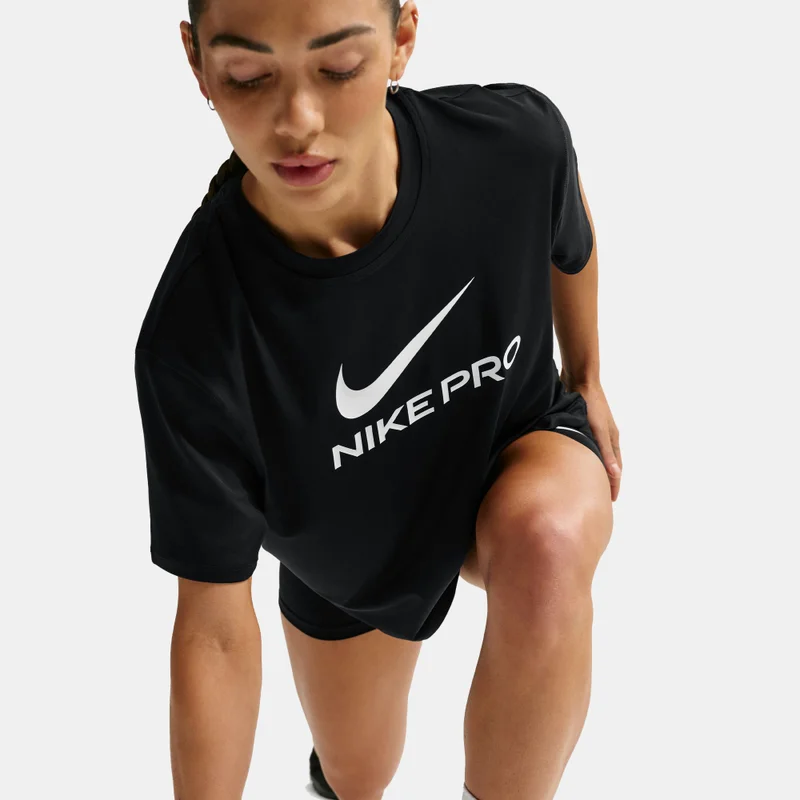 Nike Black Women's Pro Dri-FIT Training Top for Women | Best Price UAE