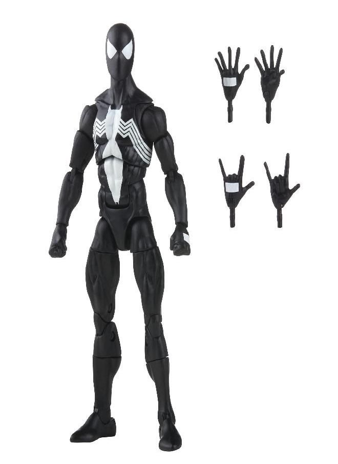 Spider-Man Spider-Man Marvel Legends Series 6-inch Symbiote Action Figure Toy, Includes 4 Accessories: 4 Alternate Hands  - Image 4