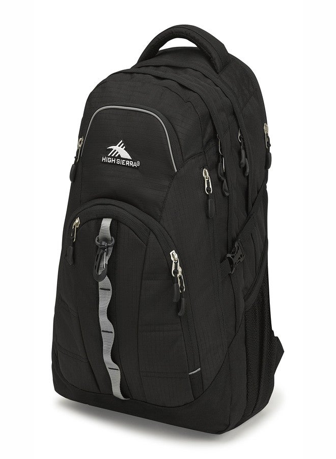 High Sierra Access 2.0 Laptop Backpack, Black, One Size - Image 1