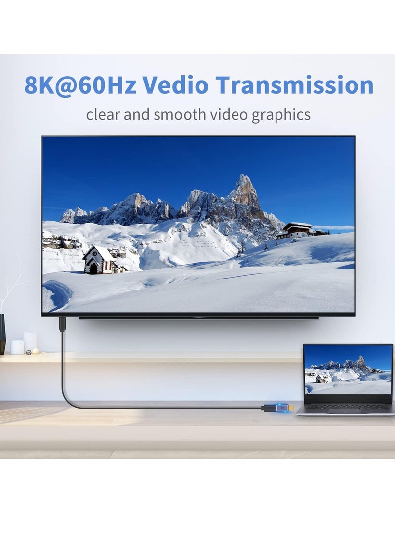 المغناطيسي الناقل التسلسلي العام محول نوع ج 40Gbps ، الناقل التسلسلي العام محول الناقل التسلسلي العام جيم الذكور والإناث دعم 8K 60Hz و 100W شحن سريع ، متوافق مع 3 / 4 ، نوع ج واجهة الجهاز - Image 3