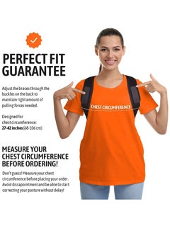 KASTWAVE Posture Corrector for Men Women Upper Back Brace for Clavicle Support, Adjustable Back Straightener&Providing Pain Relief from Neck  - Image 4