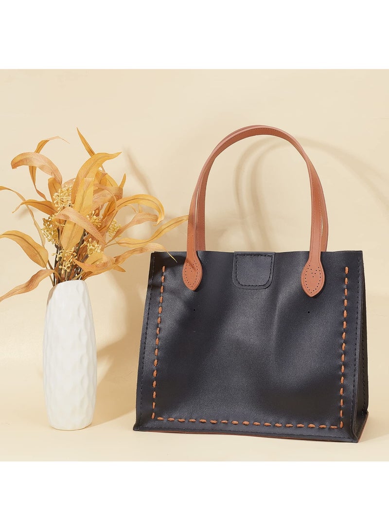 Excefore PU Leather Purse Handles Bag Handbag Strap Shoulder Handbag DIY Sewing Strap Bag Accessories 10 Pcs 5 Colors - Image 4