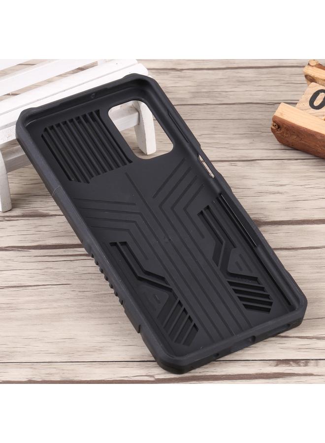 اس-توب جراب لهاتف Samsung Galaxy M52 5G Armor Warrior مقاوم للصدمات مصنوع من مادة البولي يوريثين الحراري + جراب هاتف من مادة البولي يوريثان الحراري - Image 3