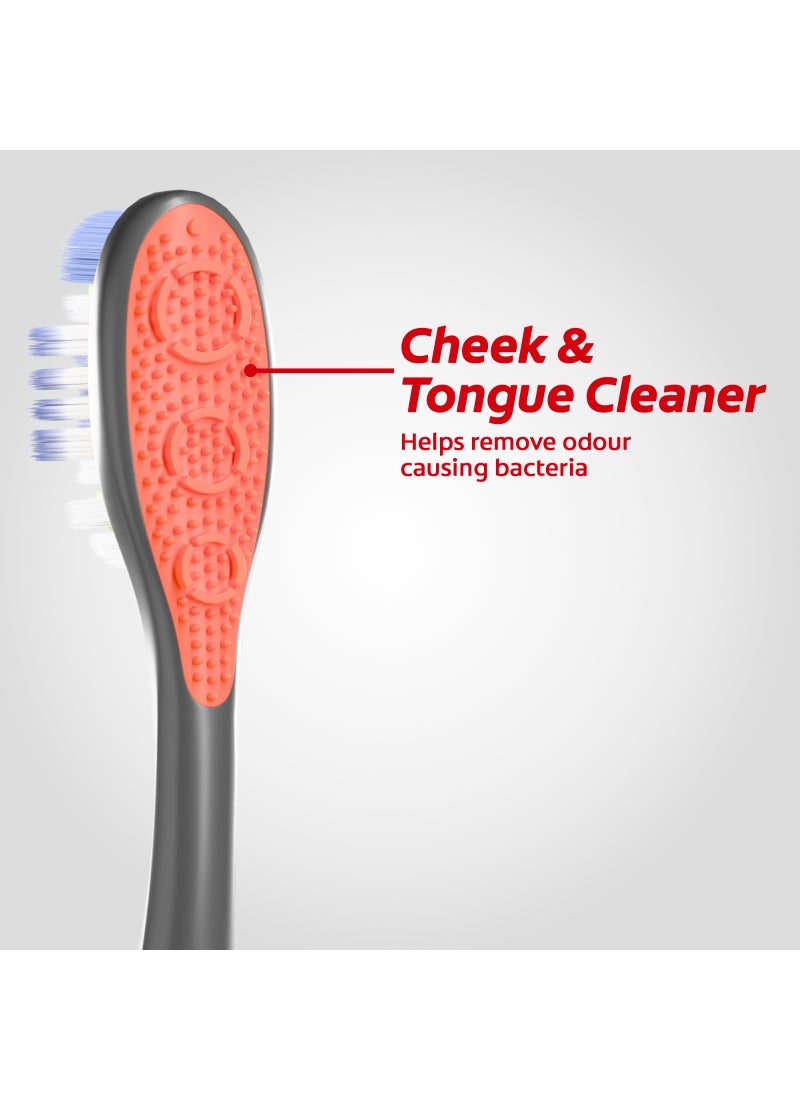 Colgate 360 Interdental Deep Clean Medium Toothbrush 2 Pcs - Image 4