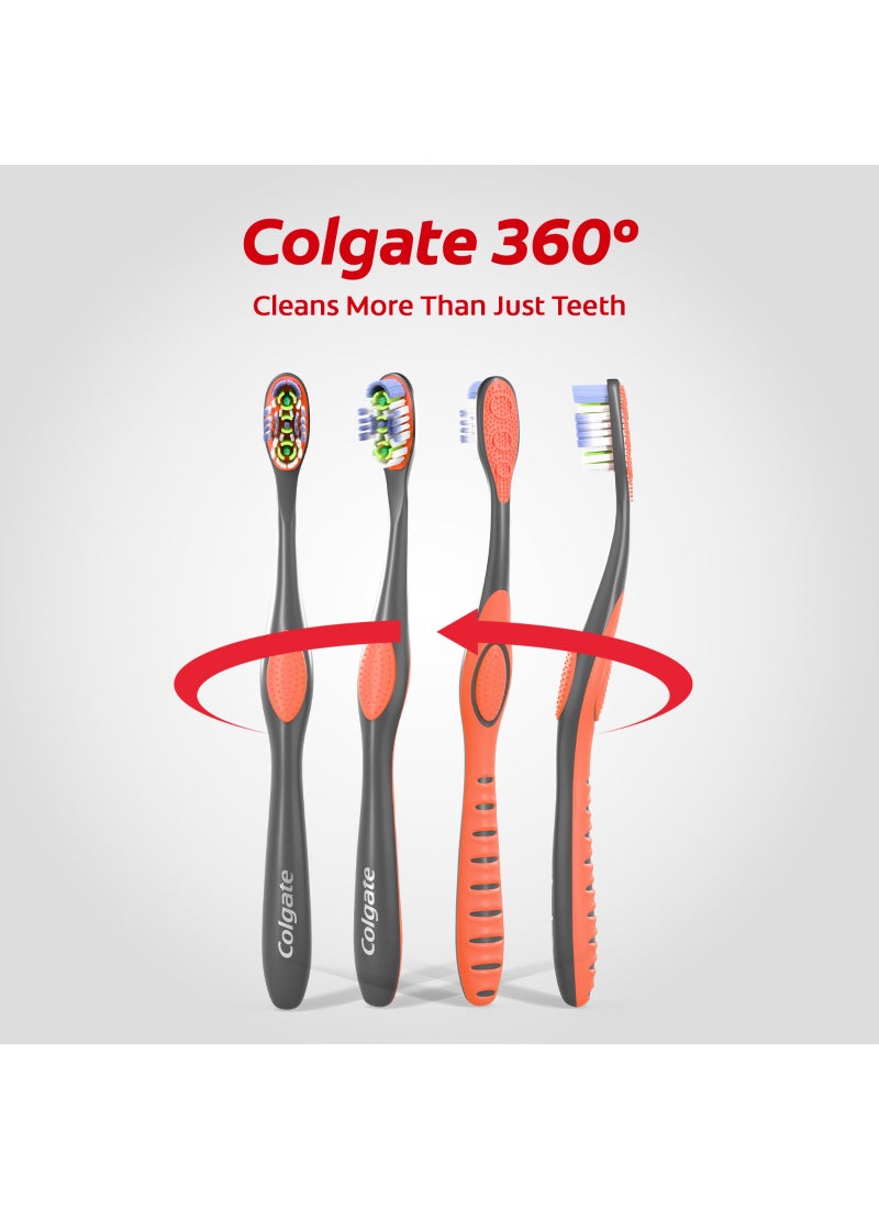 Colgate 360 Interdental Deep Clean Medium Toothbrush 2 Pcs - Image 5