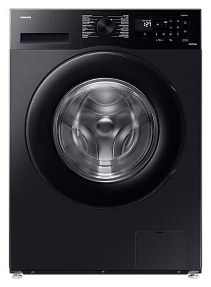 Samsung 9KG Front Load Washing Machine, 1400RPM, LED Digital Display, Ecobubble™, SmartThings AI Energy Mode, 5 Star Rating,Digital Inverter Compressor WW90CGC04DABSG Black - Image 1