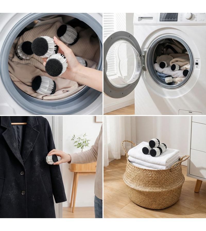 2 Pack Magic Laundry Pilling Balls and Lint Remover for Washer Dryer Anti Tangle Pet Hair Removal Wrinkle Free - Image 5