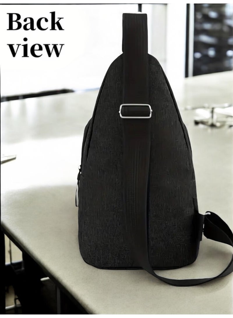 ام جي شنطة كروس بودي رجالية من إم جي بتصميم راقي وأنيق باللون الأسود - Image 3