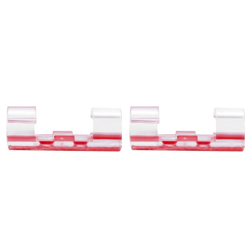 Self-Adhesive Cable Clip 1 Cm Max Cable Diameter Firm Hold & Durable ABS Material Wire Clamp - Easy Installation Wire Fixing Buckle for Desktop Cord Organization - Image 2
