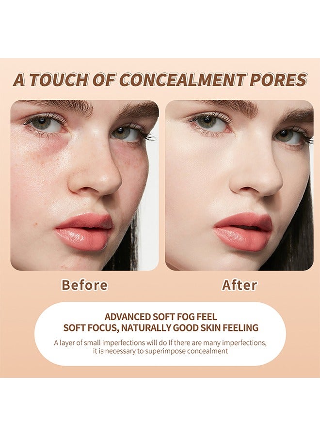 OCHEAL 24 Hours Wear Concealer Stick,Dual-End Concealer Contouring Stick,Cream Contour Bronzer Sticks, Waterproof Face Concealer Pen for Body Face Brighten Facial Shade, Create 3D Makeup(02#) - Image 4