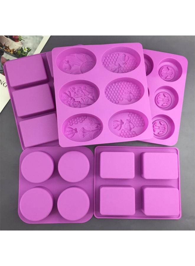 Maamoul Mold - Handmade Soap Silicone Mold - 4 consecutive oval religious patterns-mold - DIY Soap Making, Candle Craft, Resin Mold, Bath Bomb Mold, Kitchen Baking, Essential Oil Soap Tool - Image 3