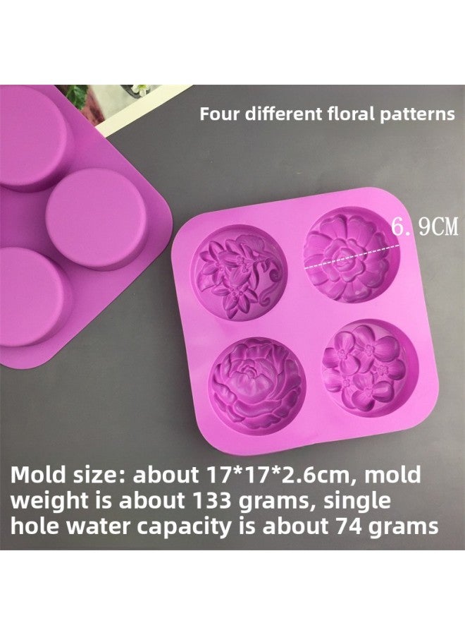 Maamoul Mold - Handmade Soap Silicone Mold - 4 consecutive oval religious patterns-mold - DIY Soap Making, Candle Craft, Resin Mold, Bath Bomb Mold, Kitchen Baking, Essential Oil Soap Tool - Image 4