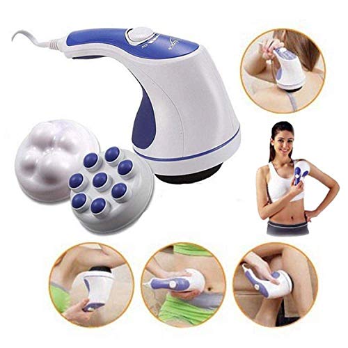 Veentus Body Massager Machine for Pain Relief | Corded Electric Handheld Full Body Massager for Head Neck Shoulder Back Leg Foot Support, Device for Joint Area Comfort, White - Image 2