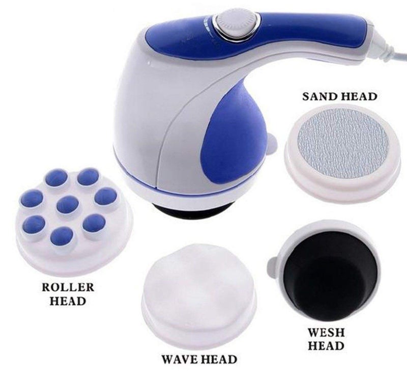 Veentus Body Massager Machine for Pain Relief | Corded Electric Handheld Full Body Massager for Head Neck Shoulder Back Leg Foot Support, Device for Joint Area Comfort, White - Image 4