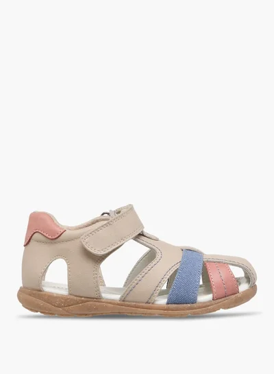 JUNIORS Boys Panelled Sandals with Hook and Loop Closure