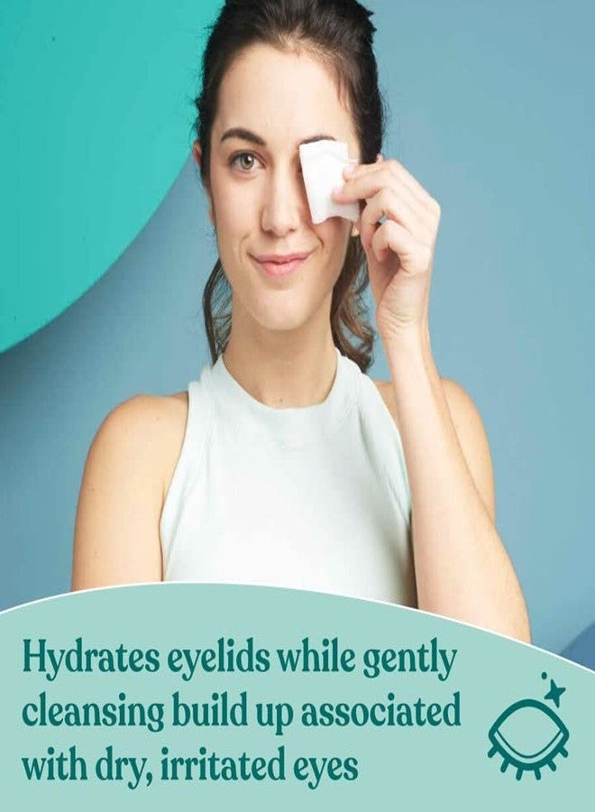 Biotrue Micellar Eyelid Cleansing Wipes, Fragrance-Free Eyelid Care for Dry, Irritated Eyes, Gently Cleanses, Hydrates & Soothes Eyelids, Moisturizing Eye Wipes for Daily Use, 30 Wipes (Pack of 1) - Image 4