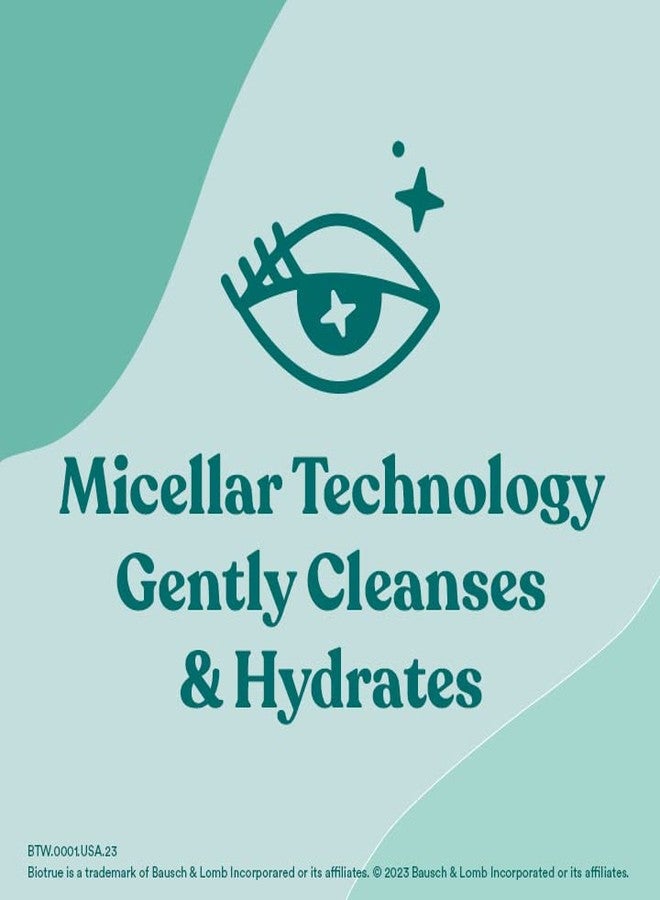 Biotrue Micellar Eyelid Cleansing Wipes, Fragrance-Free Eyelid Care for Dry, Irritated Eyes, Gently Cleanses, Hydrates & Soothes Eyelids, Moisturizing Eye Wipes for Daily Use, 30 Wipes (Pack of 1) - Image 3