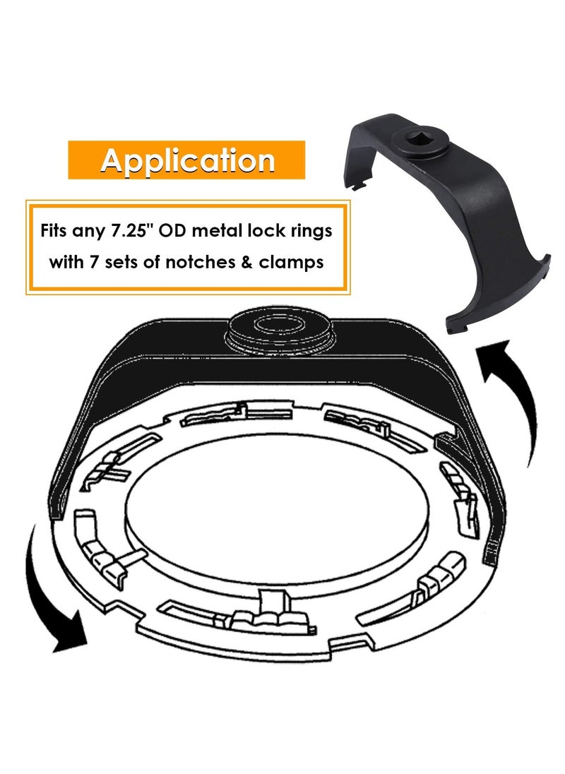 Generic - 6599 Fuel Tank Lock Ring Tool Fuel Pump Senders Removal Install Tools for Chrsyler Dodge Ford GM Nissan Hyundai Sante Fe Jeep Wrangler - Image 1
