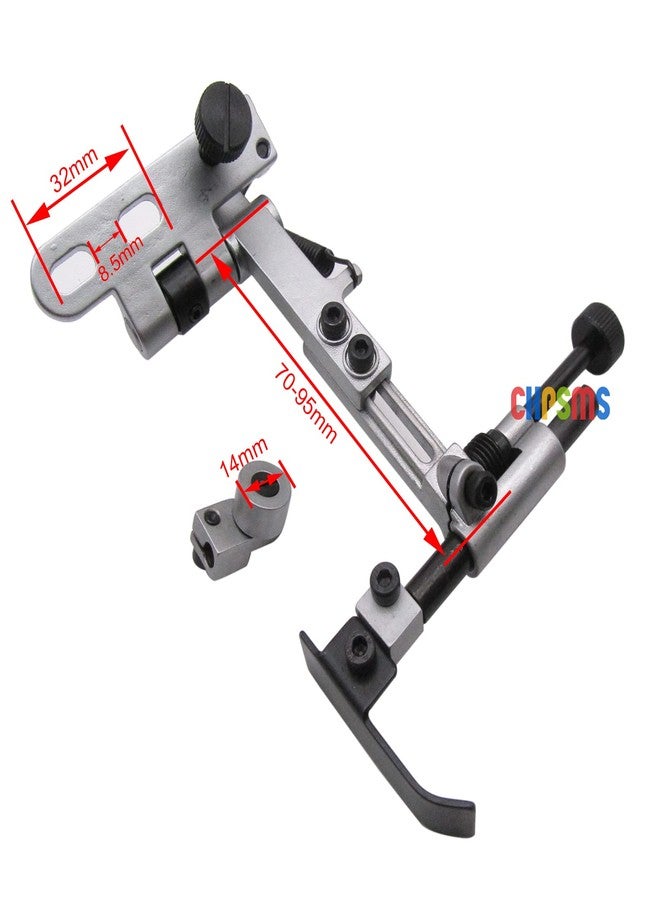 CKPSMS Brand -1SET #KG767A Suspending Edge Guide Long Straight Guide&14mm Diameter Roller Guide Compatible with/Replacement for Durkopp Adler Brand 204 205 69 267 467 767 - Image 3