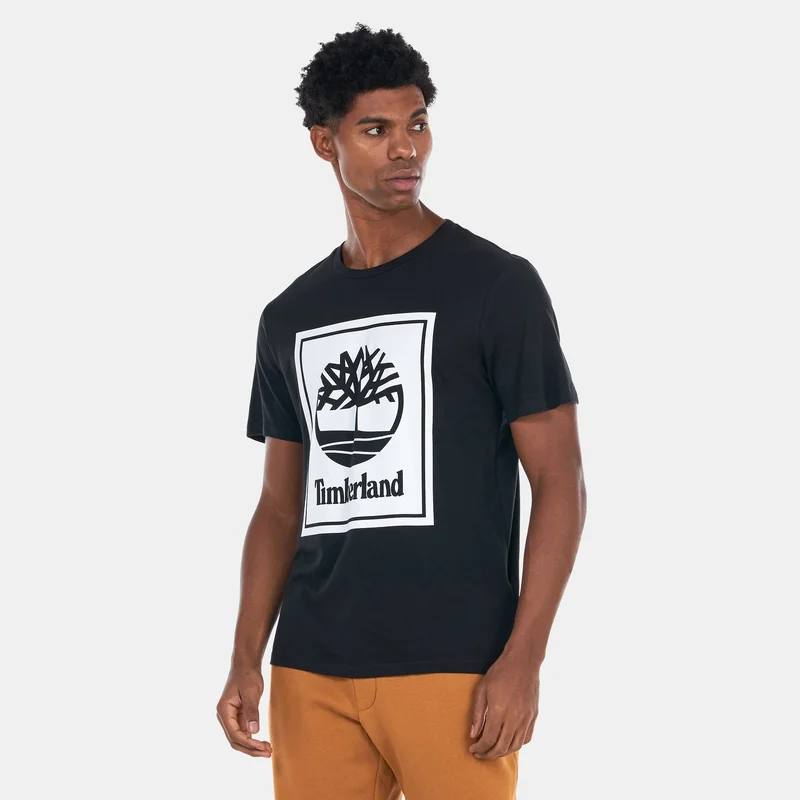 تمبرلاند تيشيرت ستاك لوجو للرجال