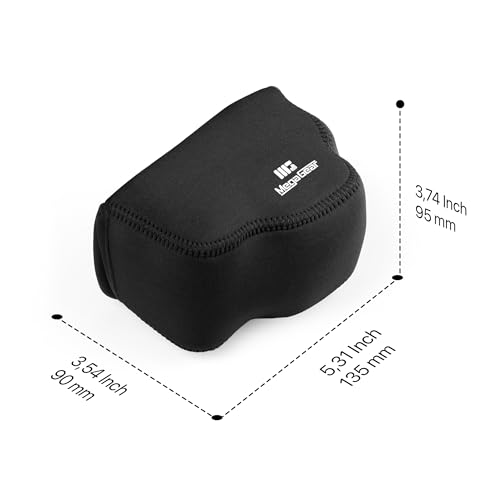 MegaGear Mega Gear Neoprene Camera Case for Sony Alpha a6700 (16-50mm) - Stylish and Protective Digital Photography Bag - Black - Image 2