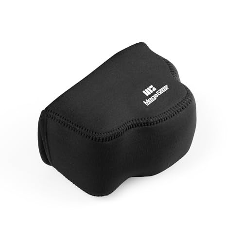 MegaGear Mega Gear Neoprene Camera Case for Sony Alpha a6700 (16-50mm) - Stylish and Protective Digital Photography Bag - Black - Image 1