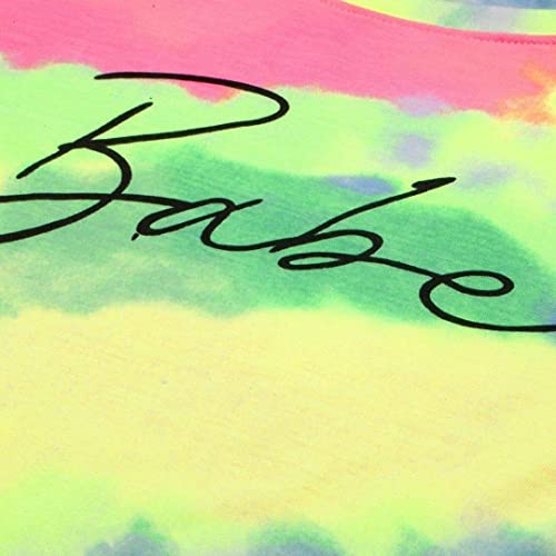 JUNEBERRY® Cotton Blend Tie-Dye Round Neck Half Sleeve Regular Fit Printed T-Shirt for Women & Girls Multicolour - Image 3