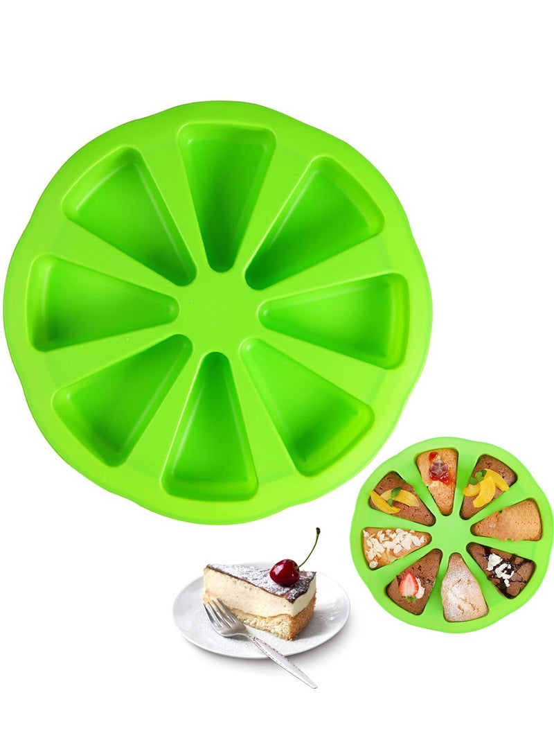 سونسر قوالب خبز سيليكون، قالب خبز سيليكون، قالب كيك مثلث الشكل، قالب كيك مثلث الشكل، أداة خبز مقاومة للحرارة غير لاصقة - Image 1