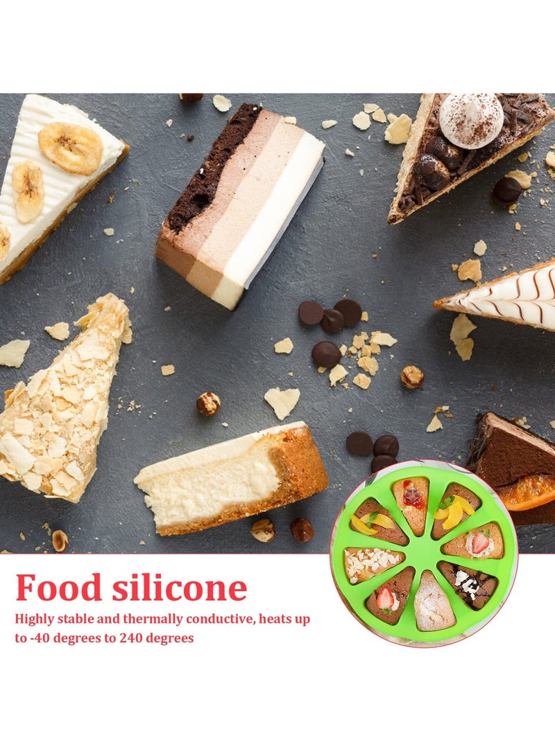 سونسر قوالب خبز سيليكون، قالب خبز سيليكون، قالب كيك مثلث الشكل، قالب كيك مثلث الشكل، أداة خبز مقاومة للحرارة غير لاصقة - Image 3