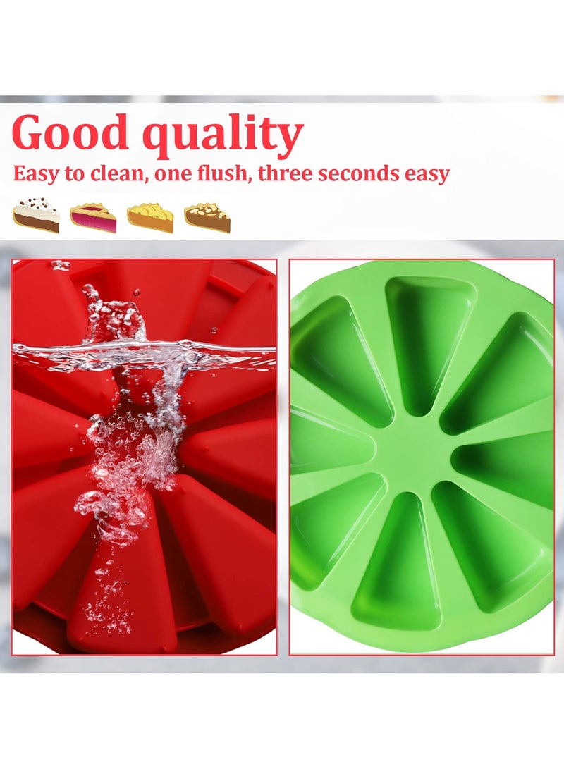 سونسر قوالب خبز سيليكون، قالب خبز سيليكون، قالب كيك مثلث الشكل، قالب كيك مثلث الشكل، أداة خبز مقاومة للحرارة غير لاصقة - Image 5