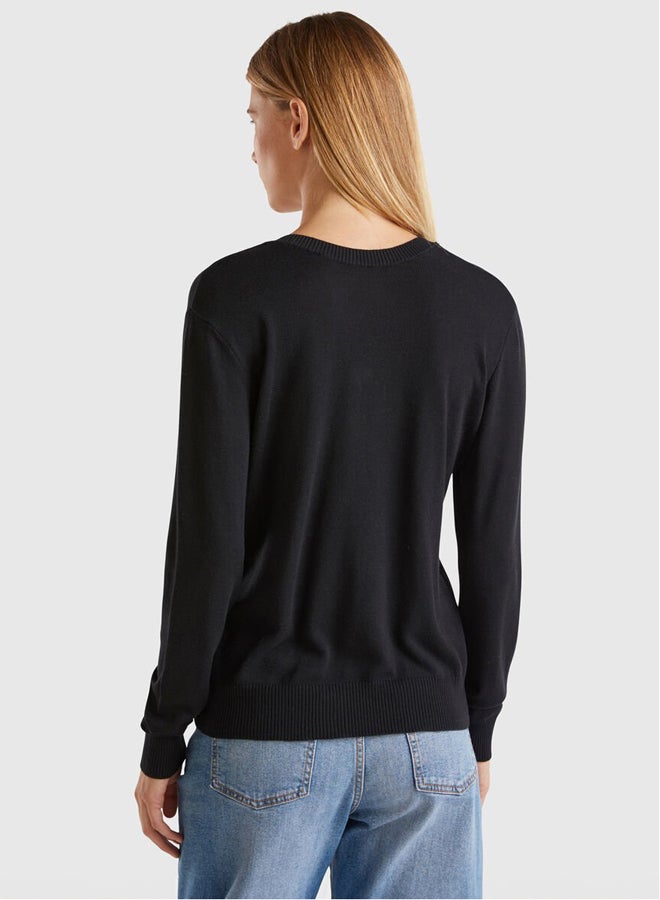 Benetton V-neck sweater  - Image 2