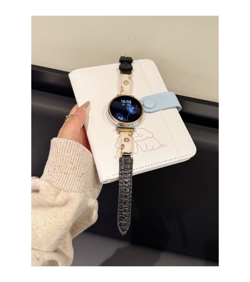 Brown 18mm Handmade Strap For Huawei Watch GT4 GT5 GT3 And Fit3 Band - Image 1