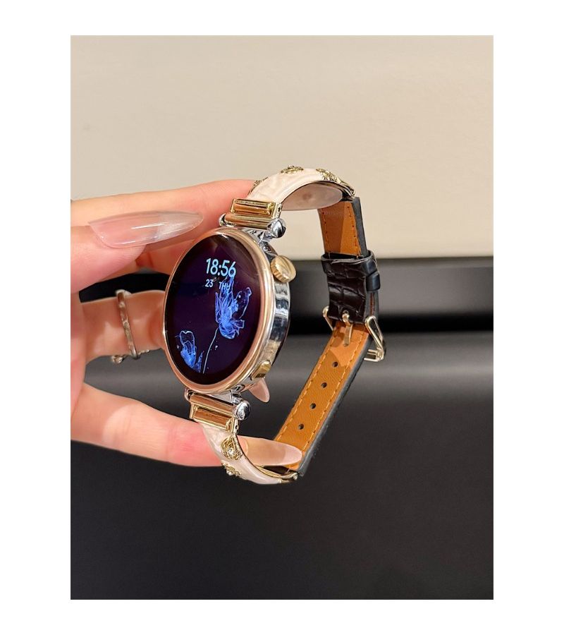 Brown 18mm Handmade Strap For Huawei Watch GT4 GT5 GT3 And Fit3 Band - Image 3