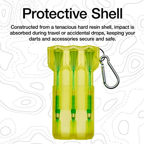 Casemaster by GLD Products Nomad Adjustable Dart Case Neon Yellow - Image 3