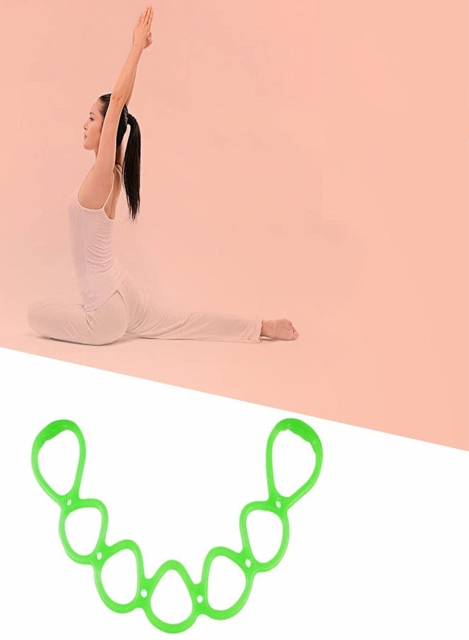 Saycker 7 Ring Stretch and Resistance Exercise Band Stretch Band for Home Fitness, Center Workout, Physical Therapy(Green) - Image 1