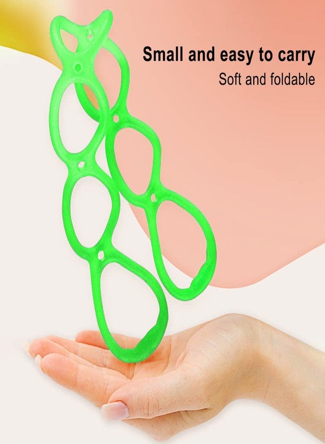 Saycker 7 Ring Stretch and Resistance Exercise Band Stretch Band for Home Fitness, Center Workout, Physical Therapy(Green) - Image 3