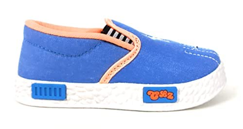 Coolz Kids Unisex Casual Shoes Pogo-1 for 1-4 Years Boys and Girls (Blue-Orange, 2_Point_5_Years) - Image 3