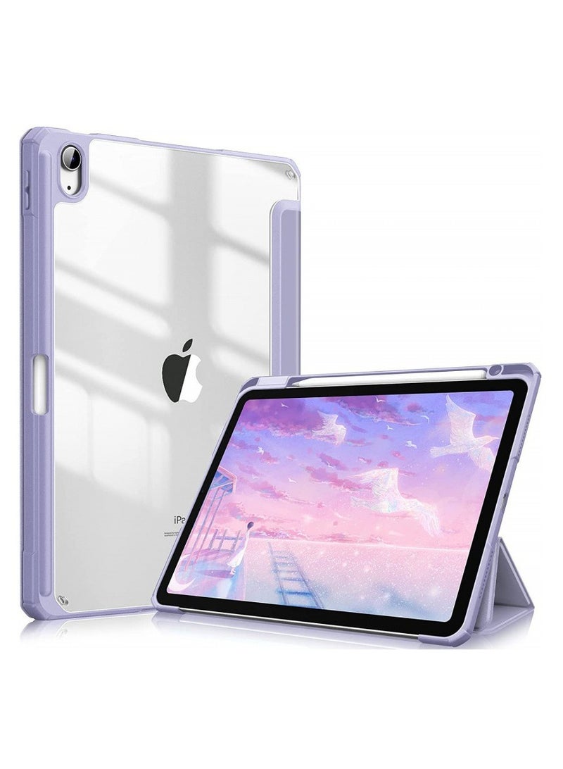 عام حالة صدمات مضادة لأيباد ميني 7 (A17 Pro) 2024 مع حامل قلم مدمج، متوافقة مع أيباد ميني 7، حالة شفافة شفافة. - Image 1