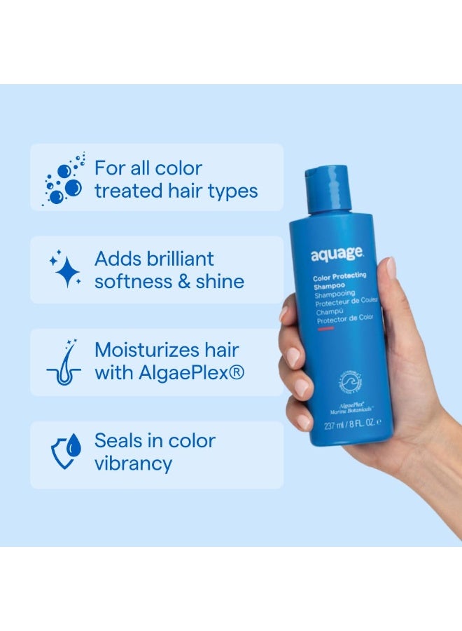 Aquage Color Protecting Shampoo, Contains AlgaePlex Marine Botanicals to Help Seal In Color and Provide Gentle Cleansing