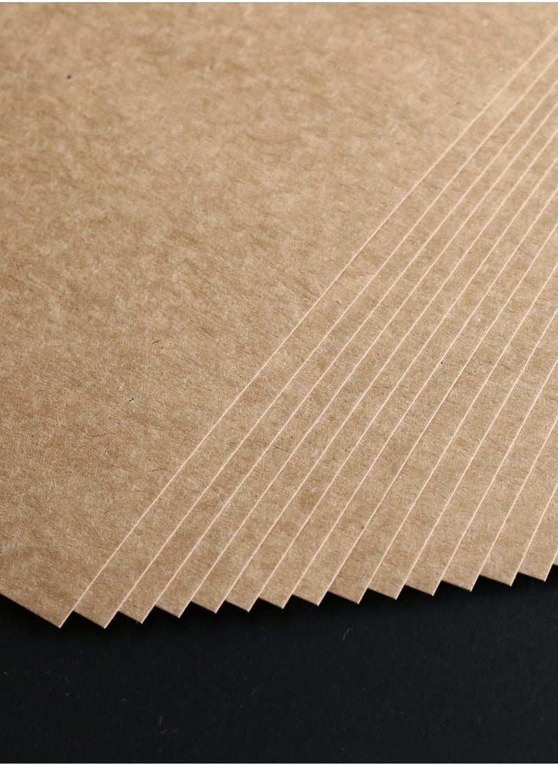 400GSM Kraft Paper A4 Heavy Thick Brown Card Paper, Craft Making Card Print Paper, Thicker Paper 50 Sheets