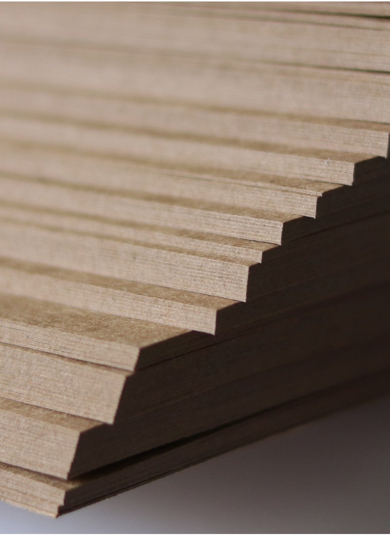 400GSM Kraft Paper A4 Heavy Thick Brown Card Paper, Craft Making Card Print Paper, Thicker Paper 50 Sheets
